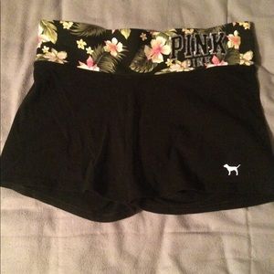 PINK yoga shorts